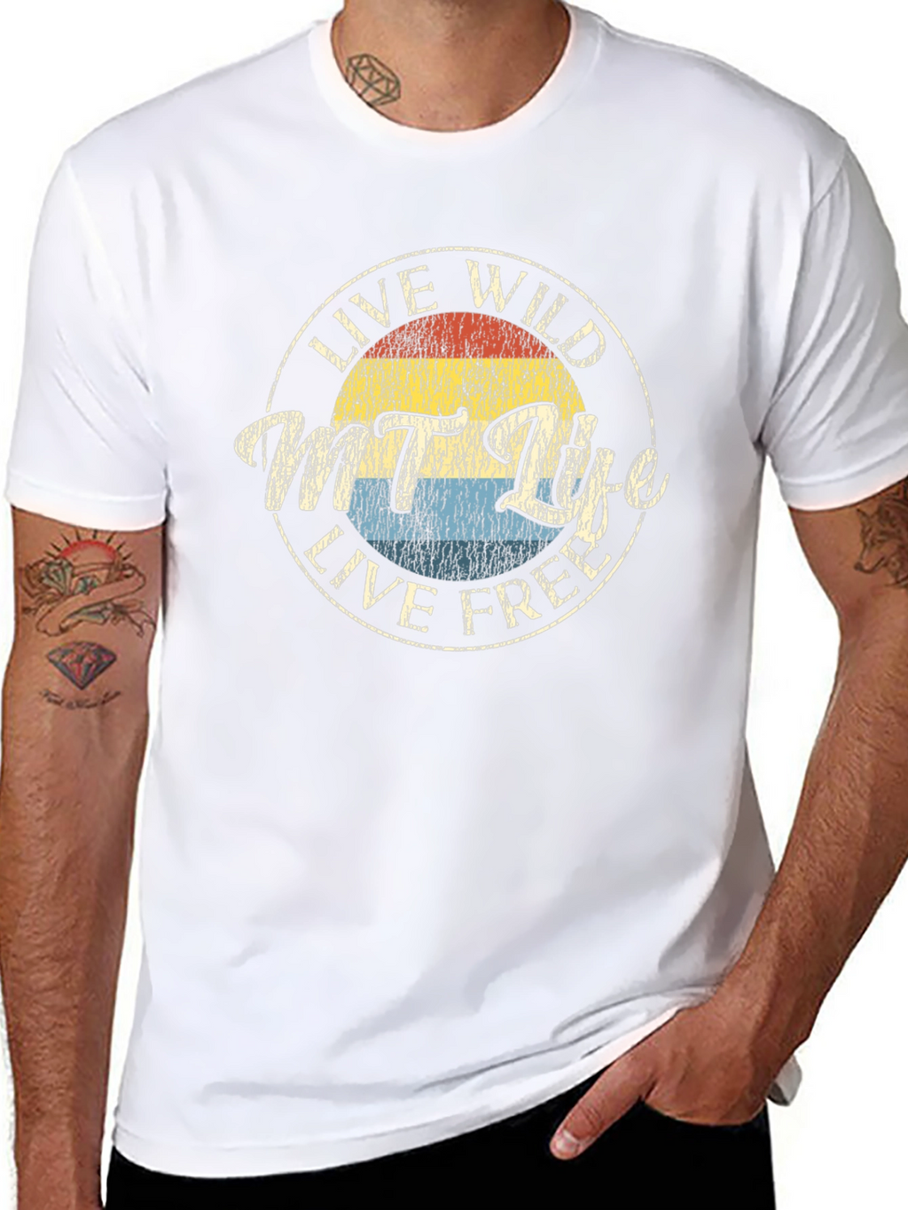 Live Wild MT Life Graphic Tee