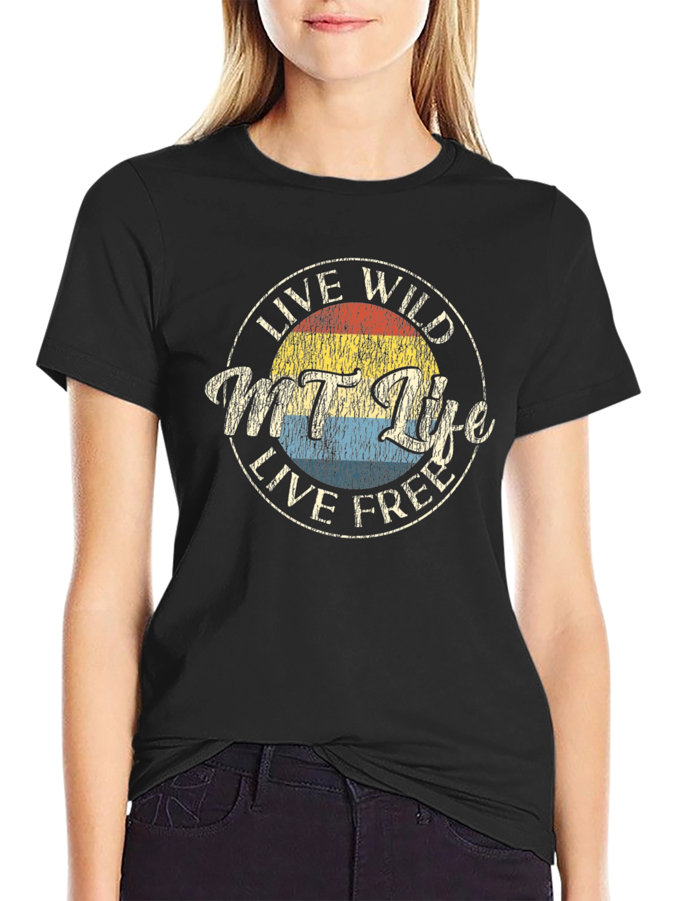Live Wild MT Life Graphic Tee