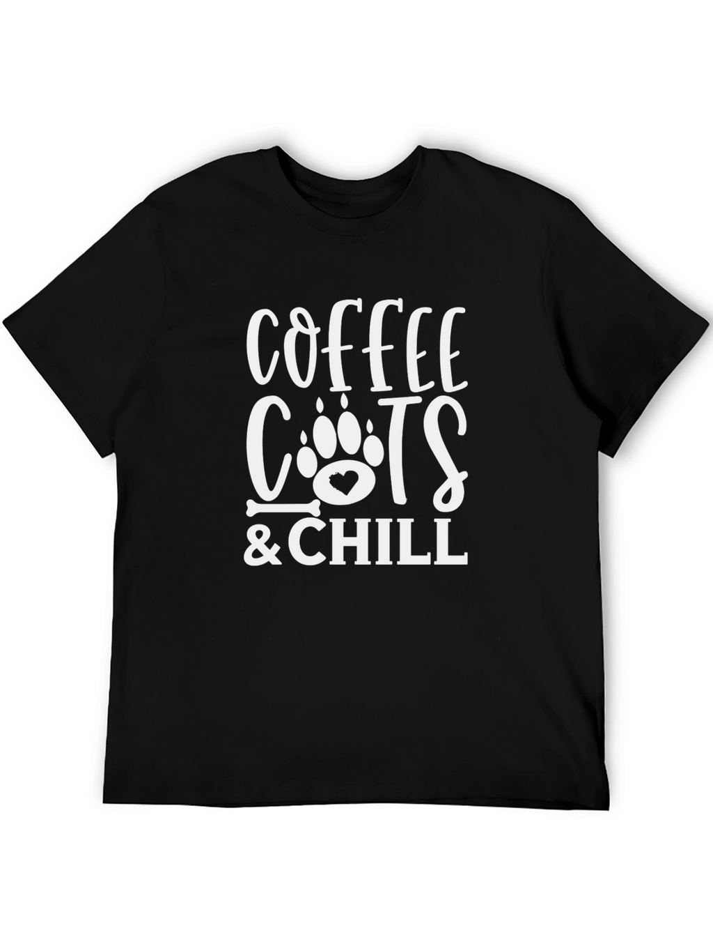 Coffee Cats & Chill Graphic T-Shirt