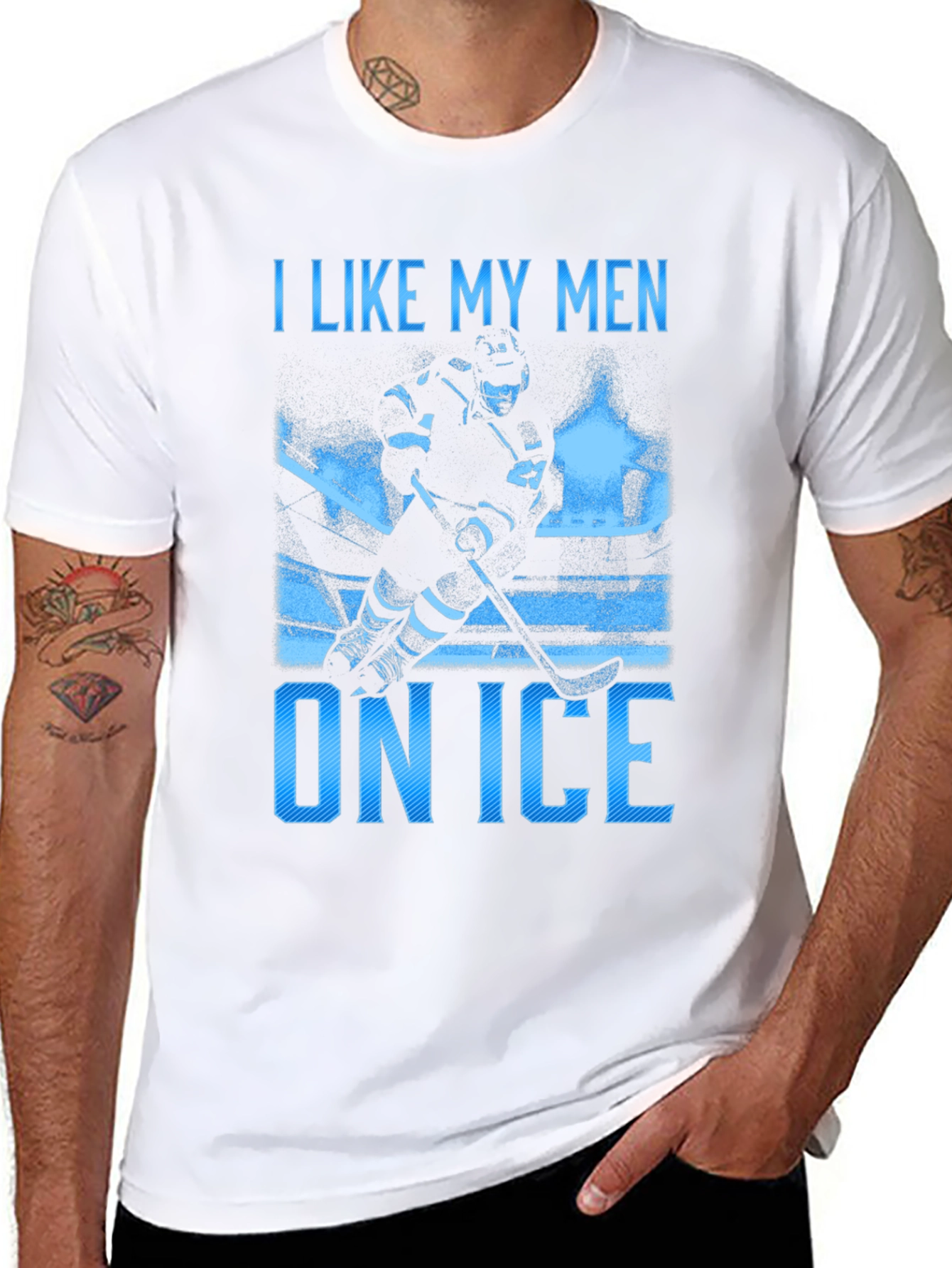 I Like My Men on Ice T-Shirt