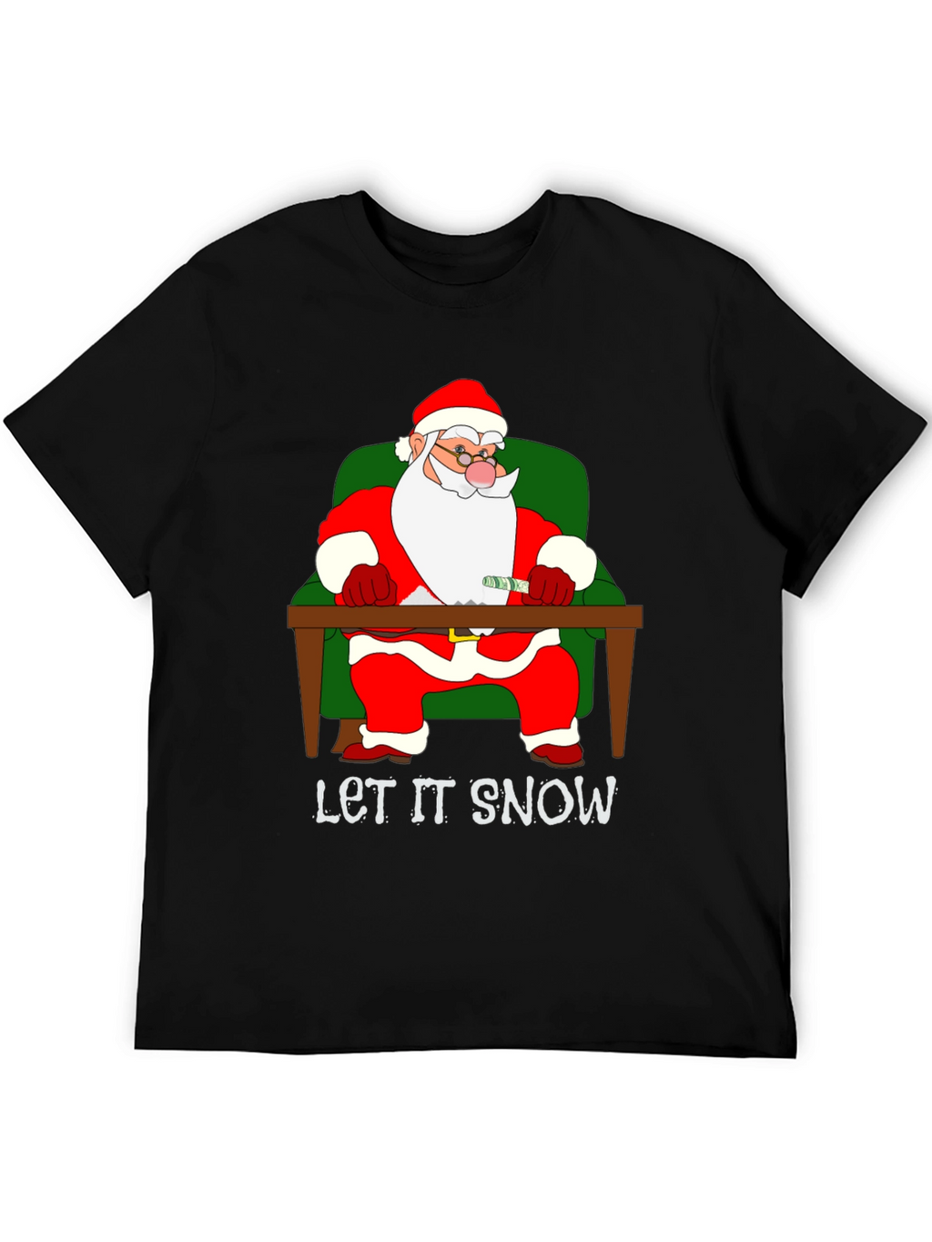 Let It Snow Santa T-Shirt