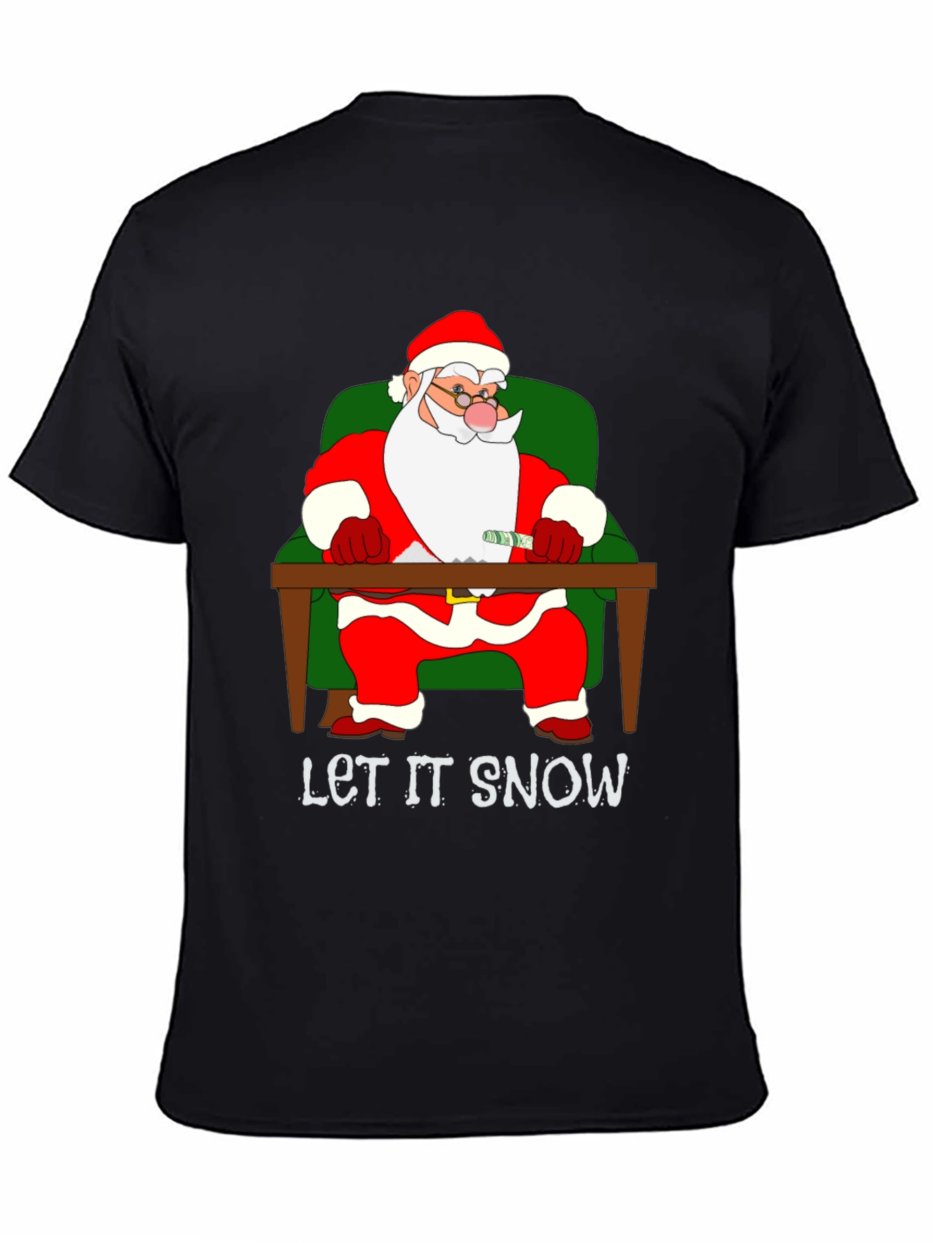 Let It Snow Santa T-Shirt