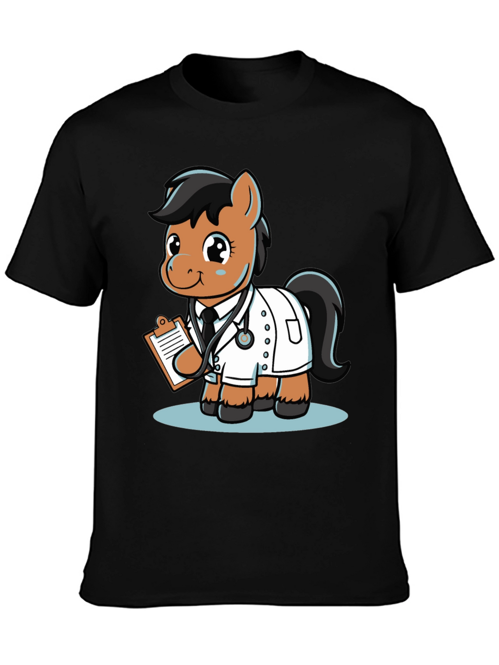 Doctor Pony T-Shirt - Cute Cartoon Animal Tee