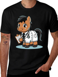 Doctor Pony T-Shirt - Cute Cartoon Animal Tee