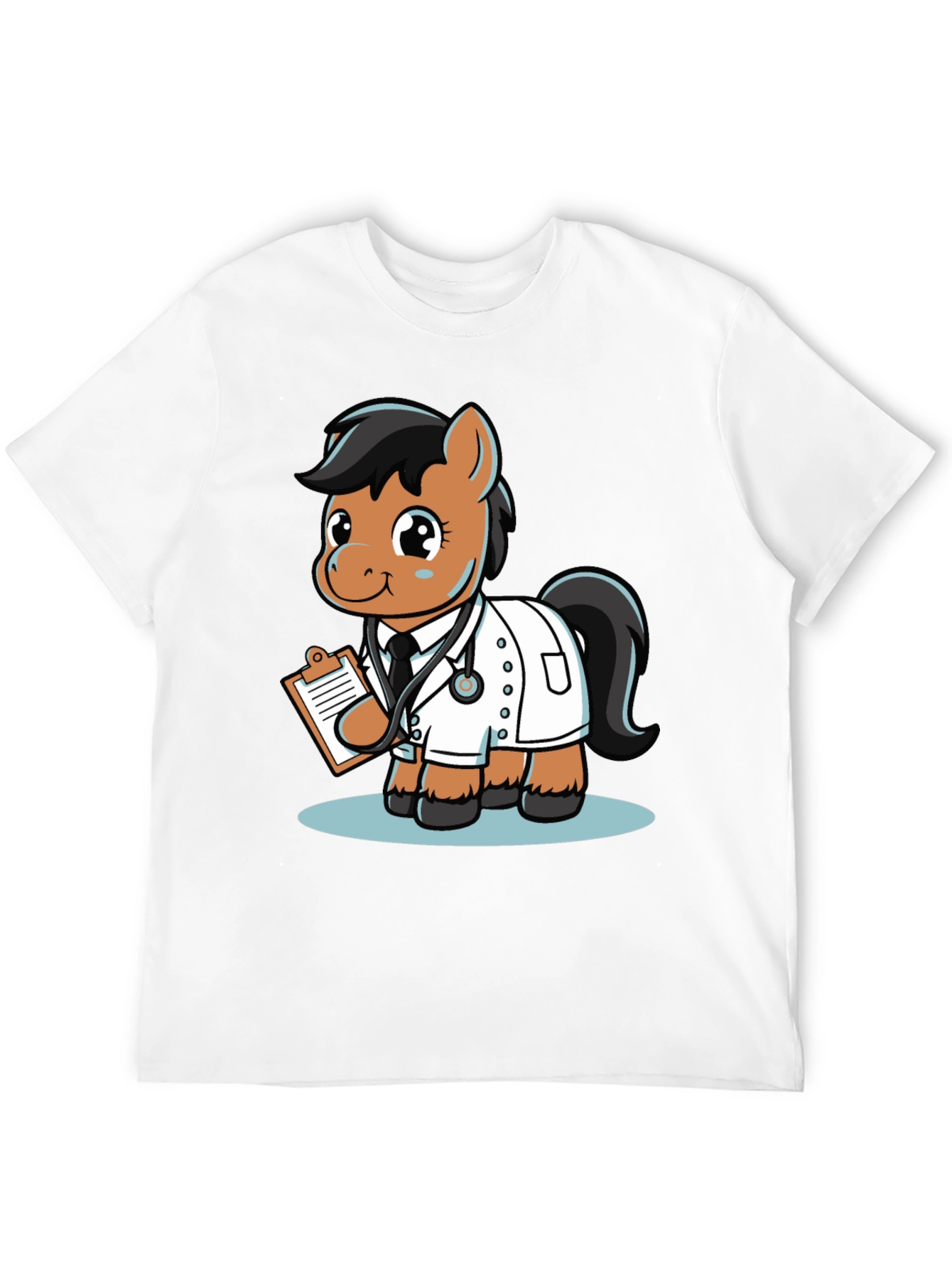 Doctor Pony T-Shirt - Cute Cartoon Animal Tee