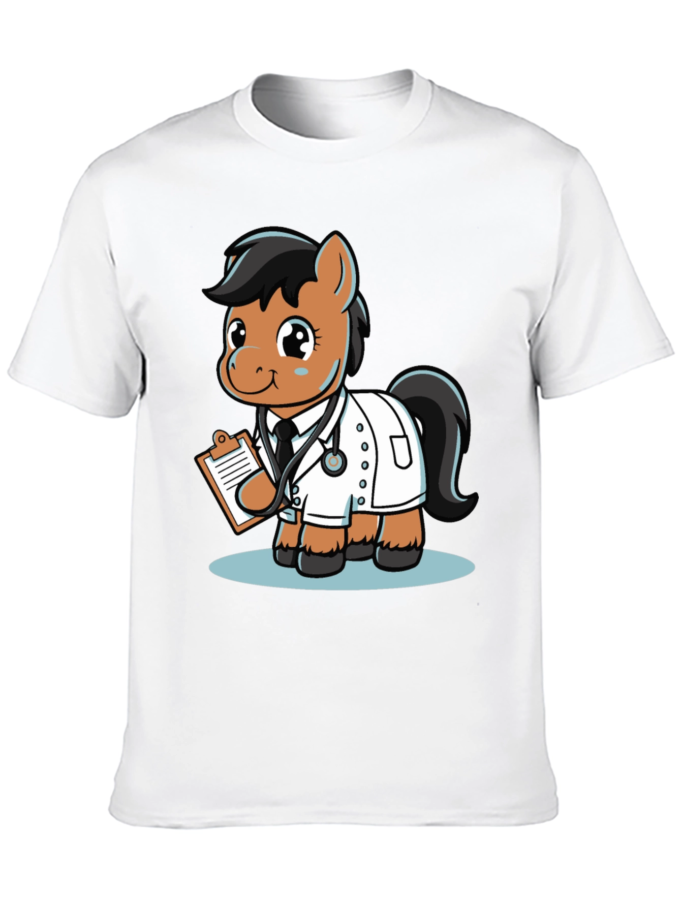 Doctor Pony T-Shirt - Cute Cartoon Animal Tee