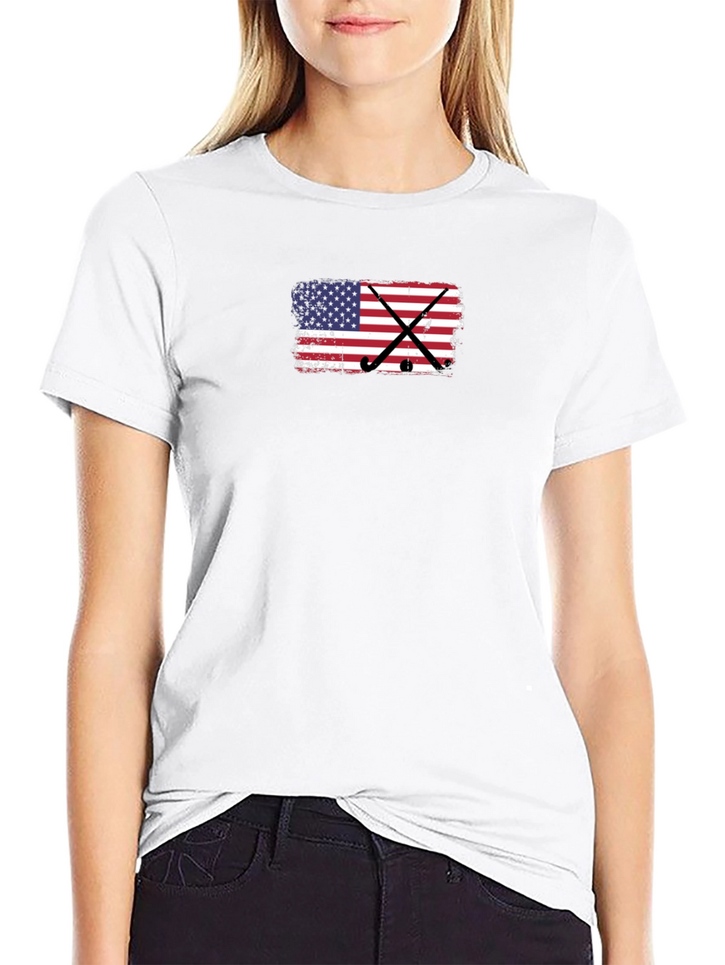 USA Hockey Flag Graphic T-Shirt