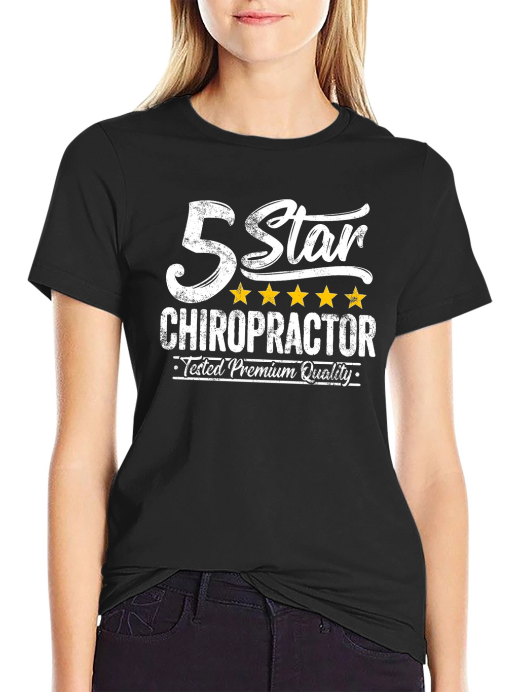 5 Star Chiropractor T-Shirt - Premium Quality Tested