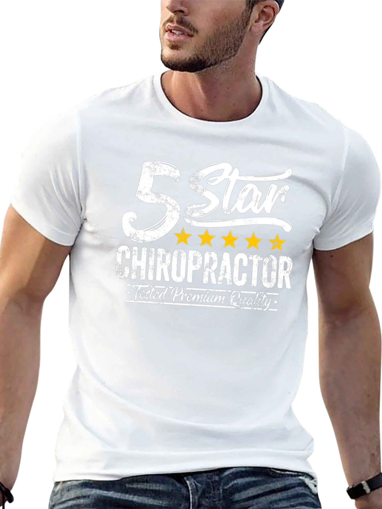5 Star Chiropractor T-Shirt - Premium Quality Tested