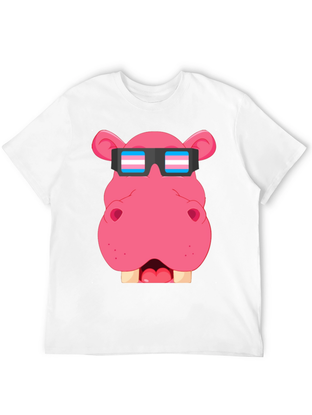 Hippo Transgender Pride T-Shirt