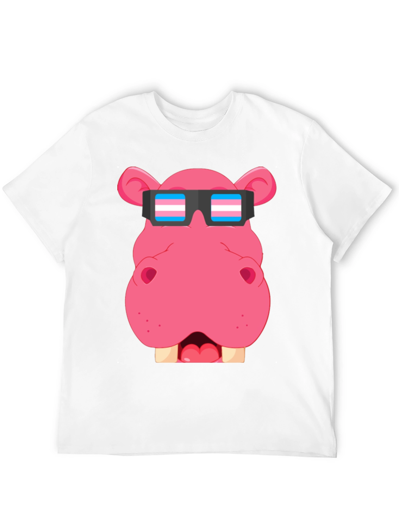 Hippo Transgender Pride T-Shirt