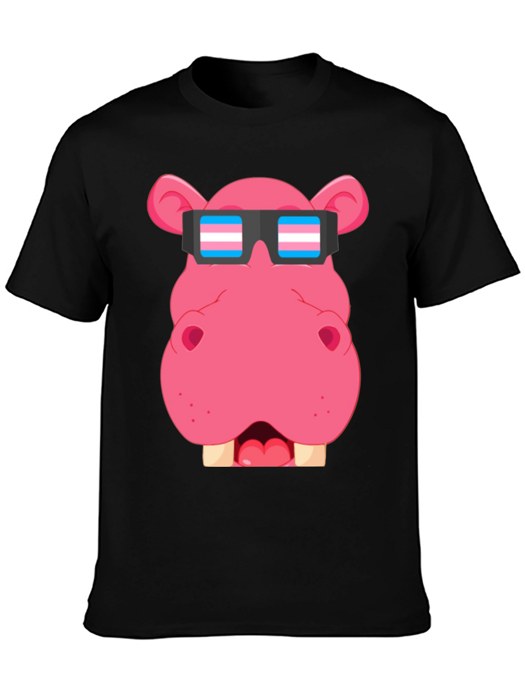 Hippo Transgender Pride T-Shirt