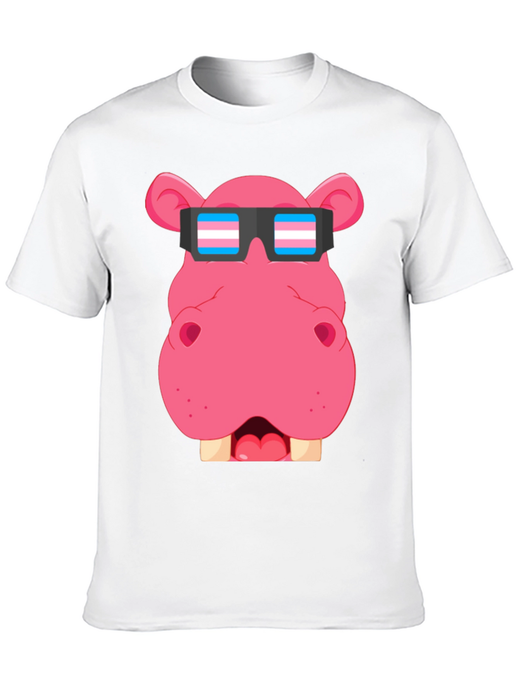 Hippo Transgender Pride T-Shirt
