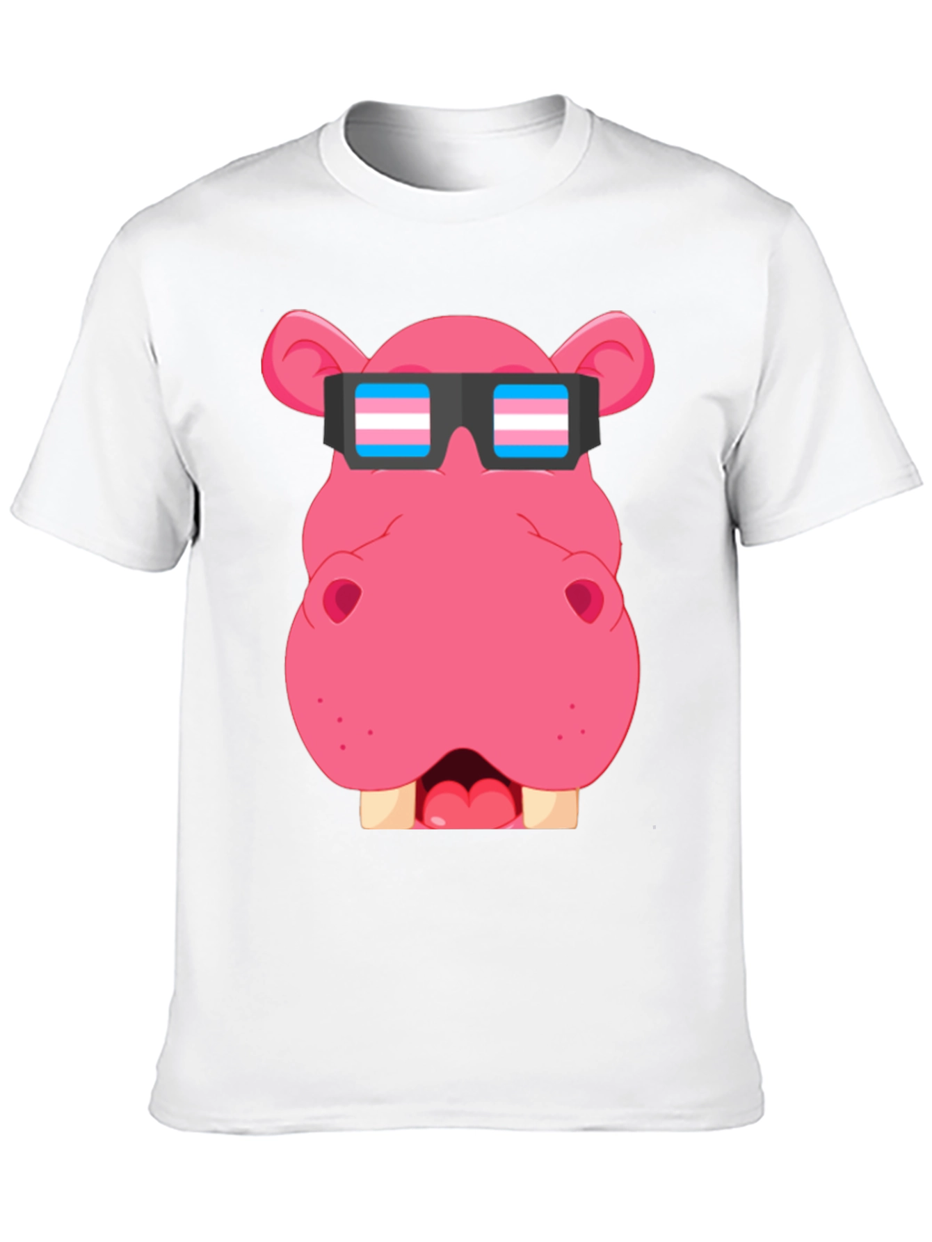 Hippo Transgender Pride T-Shirt