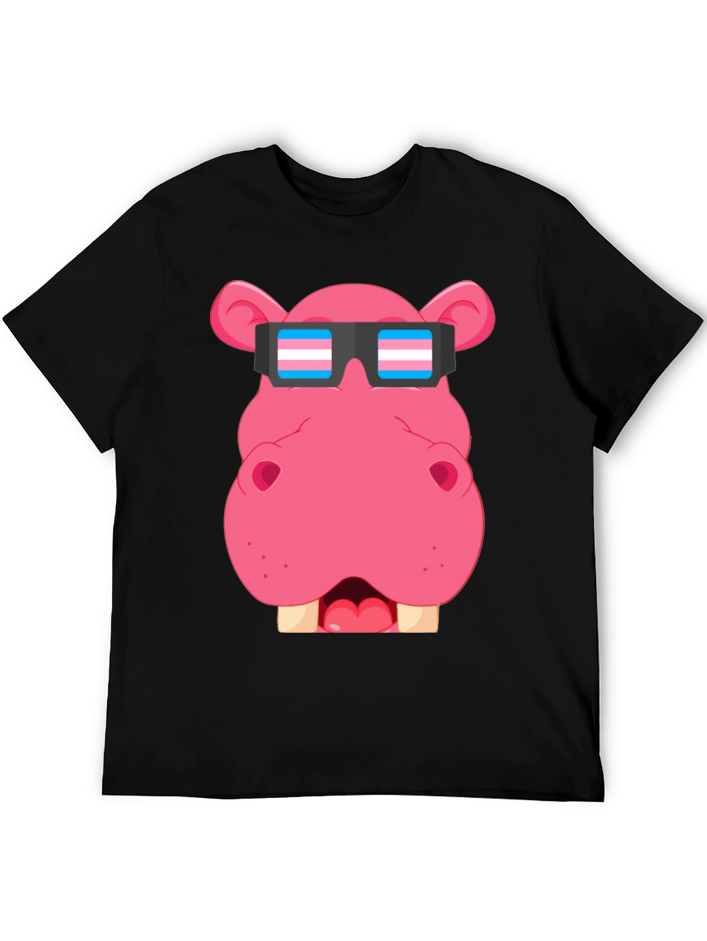Hippo Transgender Pride T-Shirt