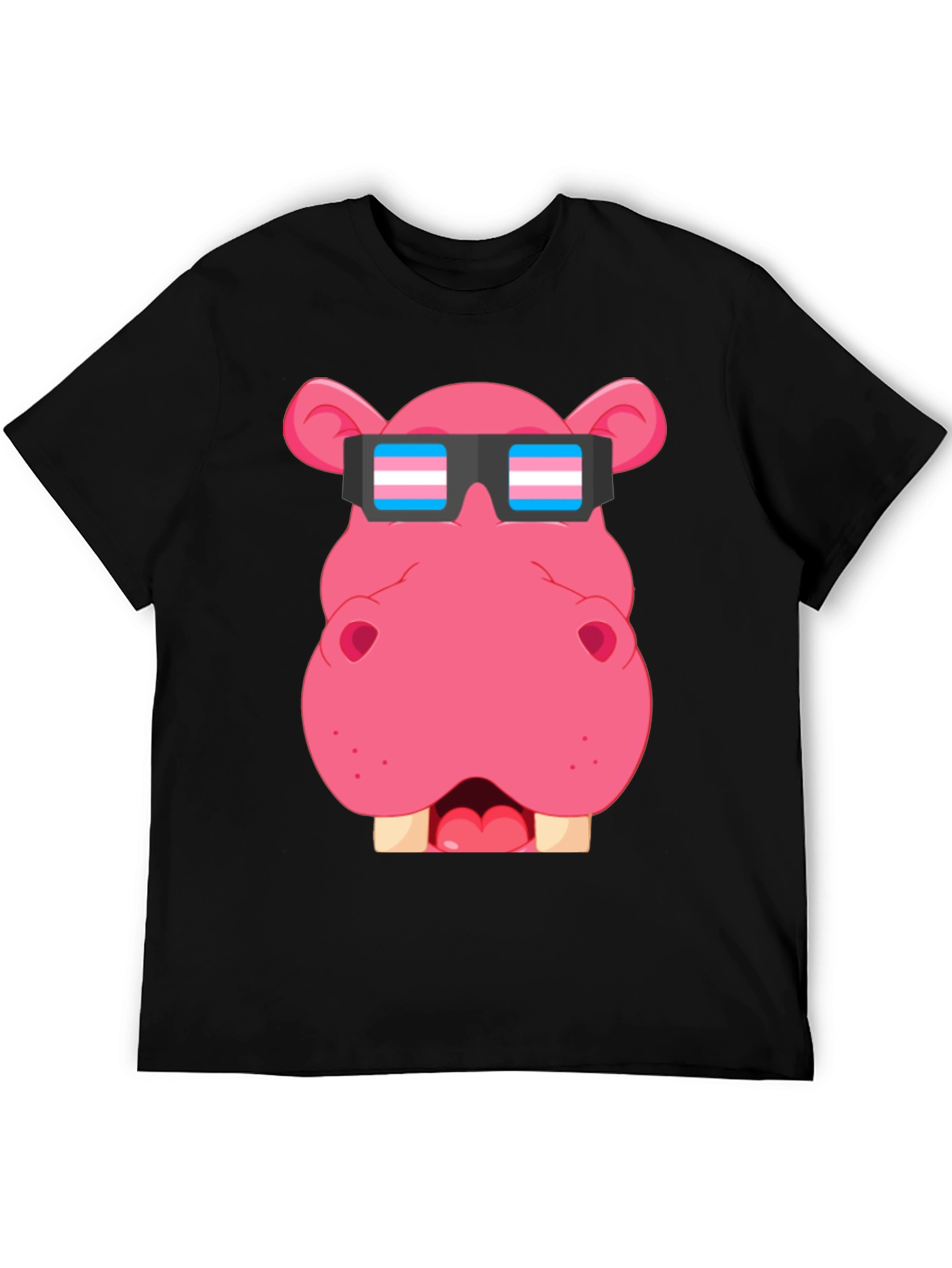 Hippo Transgender Pride T-Shirt