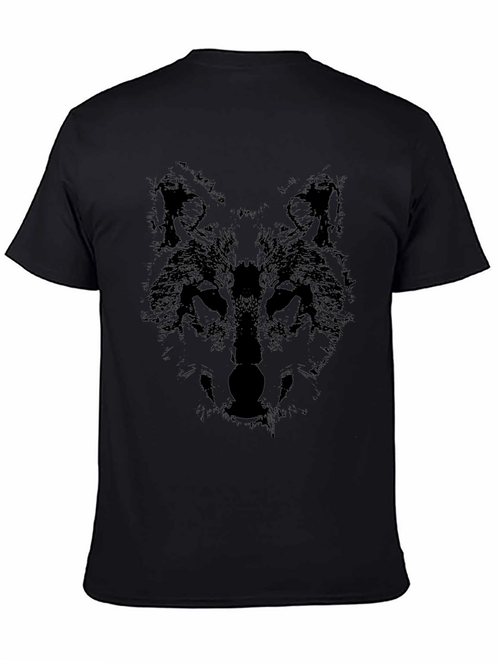 Wolf Graphic Black T-Shirt