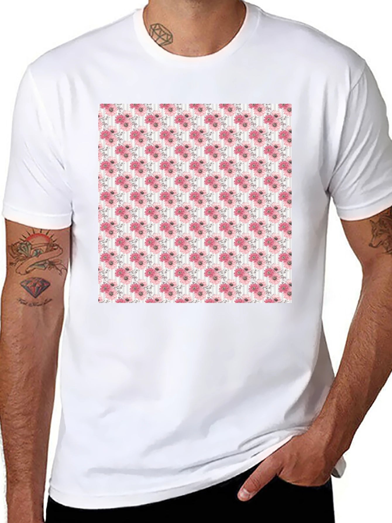Floral Pattern Tee