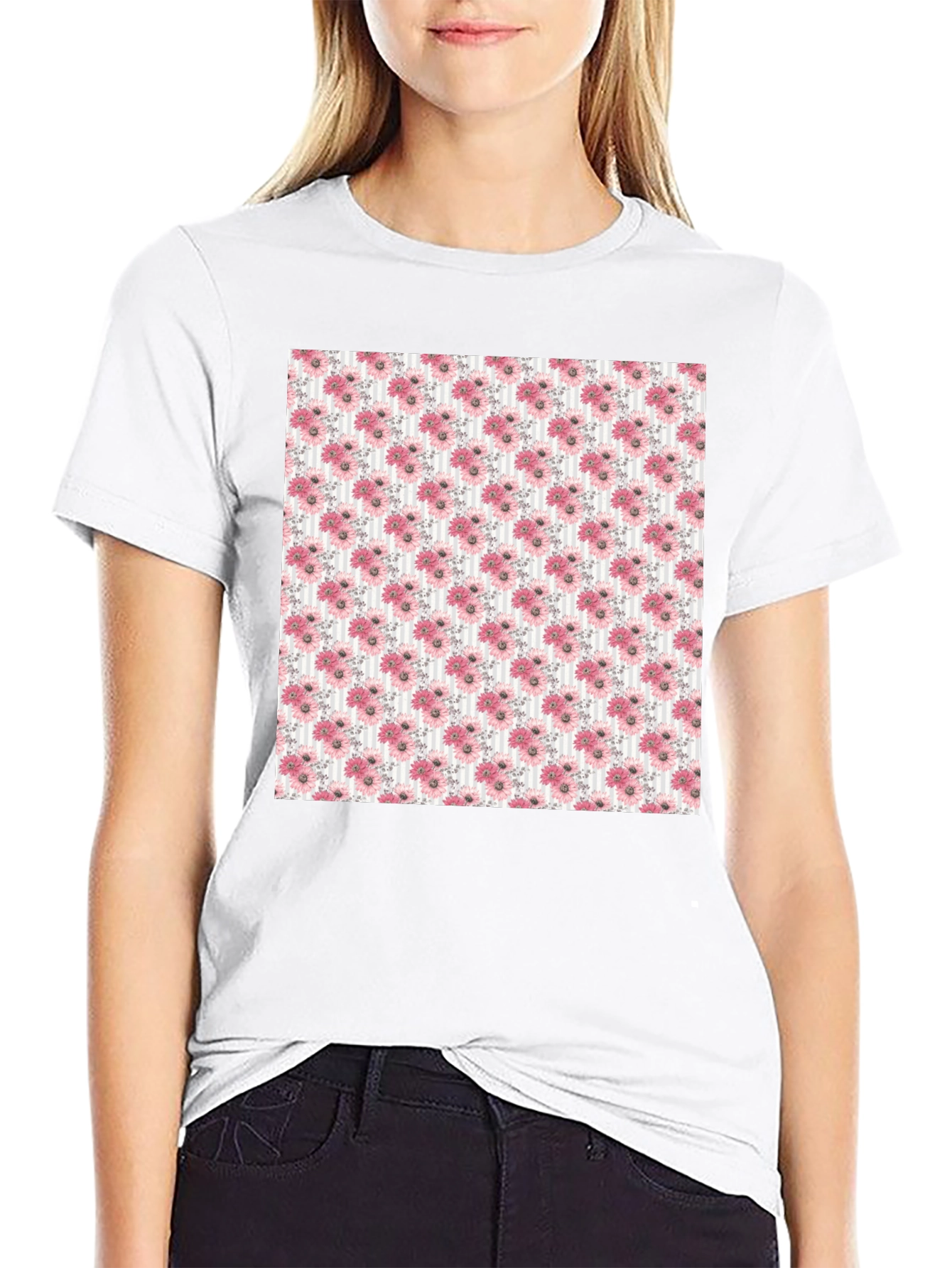 Floral Pattern Tee
