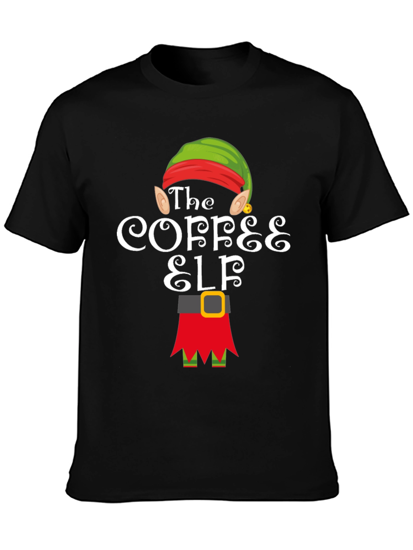 The Coffee Elf T-Shirt - Holiday Cheer