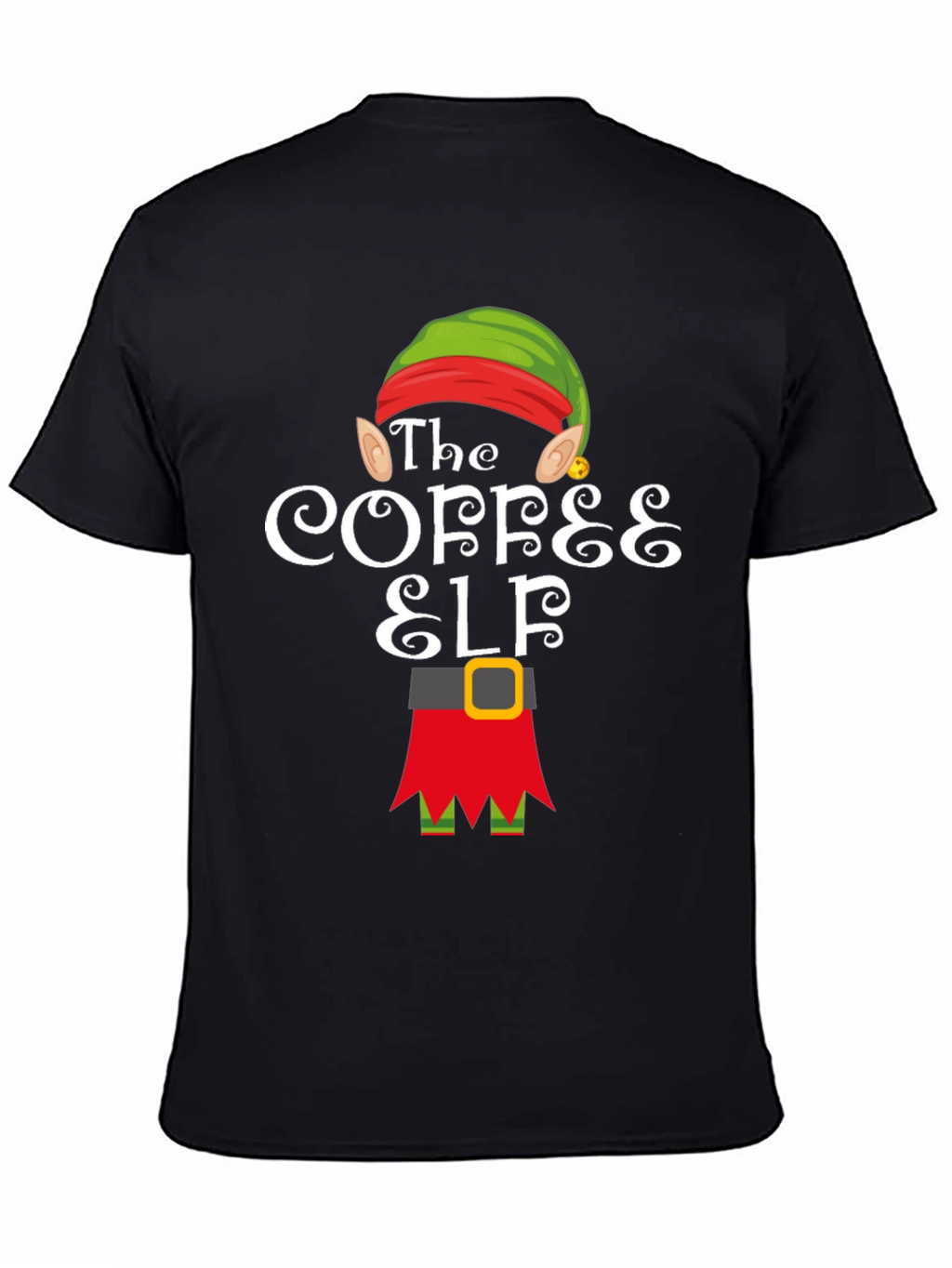 The Coffee Elf T-Shirt - Holiday Cheer