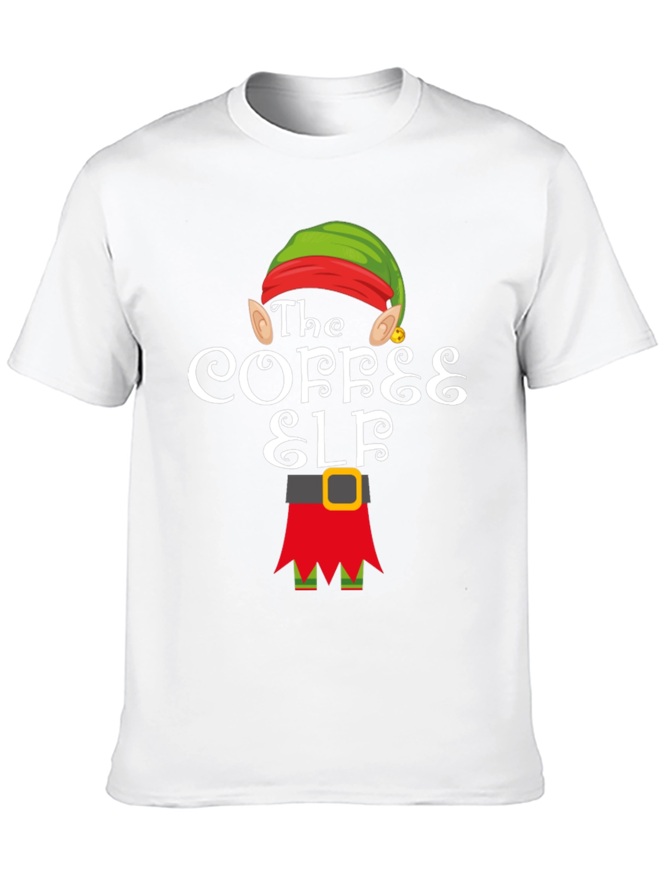 The Coffee Elf T-Shirt - Holiday Cheer