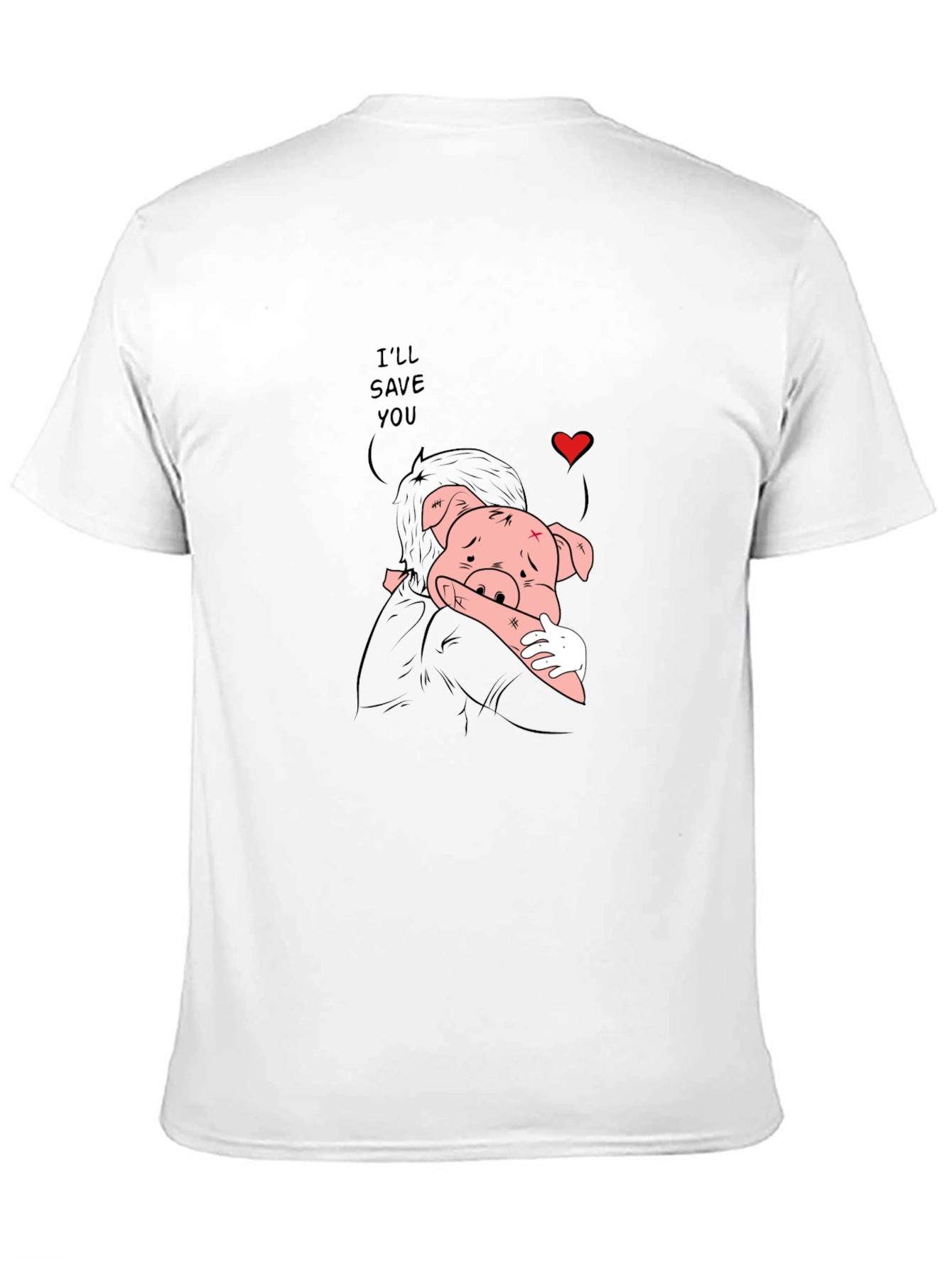Ill Save You Black Graphic Tee