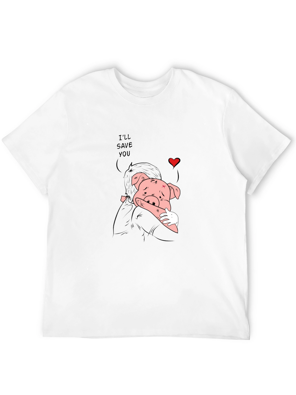 Ill Save You Black Graphic Tee
