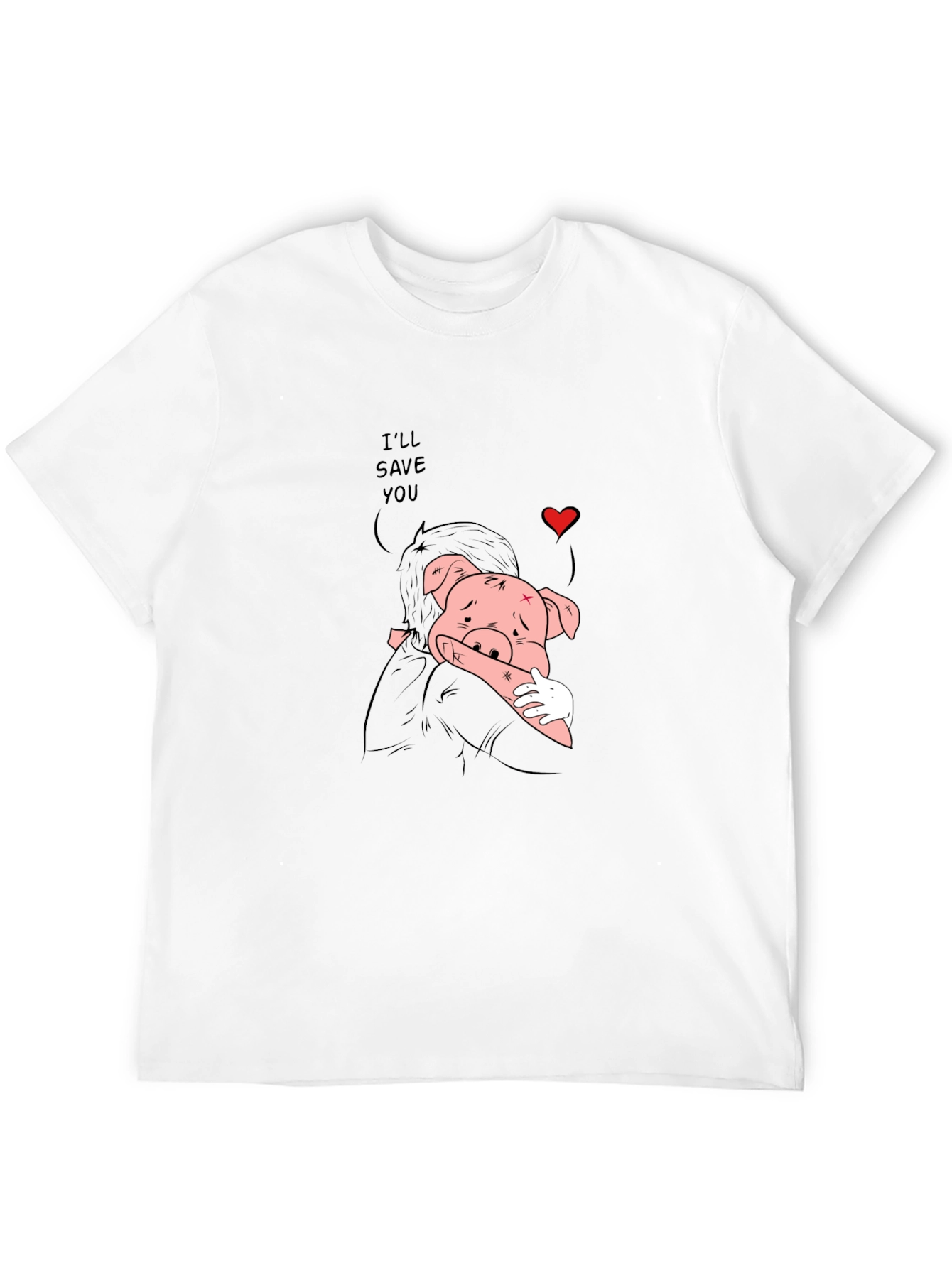 Ill Save You Black Graphic Tee