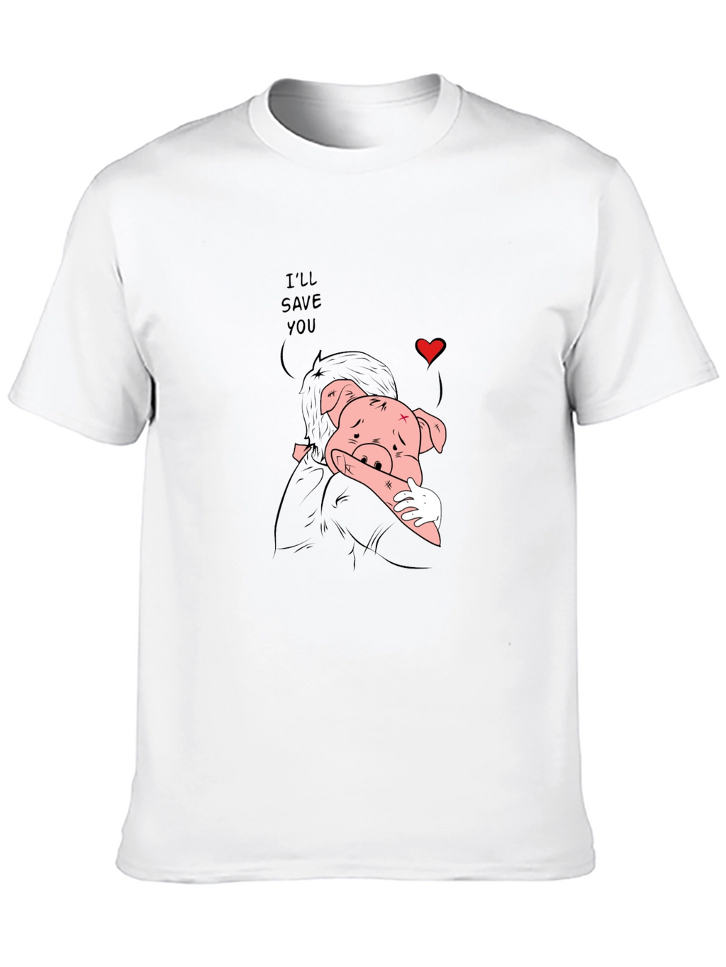 Ill Save You Black Graphic Tee