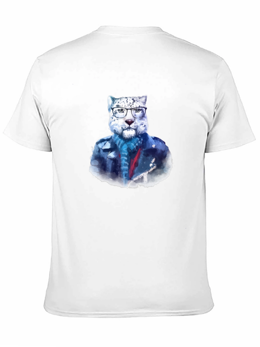 Cool Cat Tee - Leopard in Glasses T-Shirt