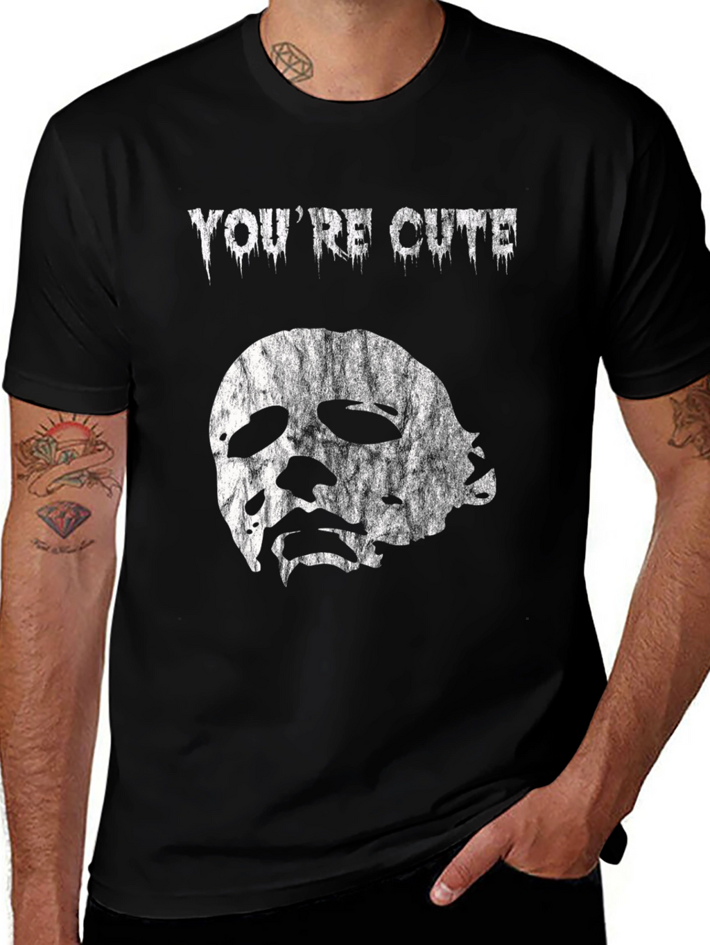 Youre Cute Halloween T-Shirt - Michael Myers