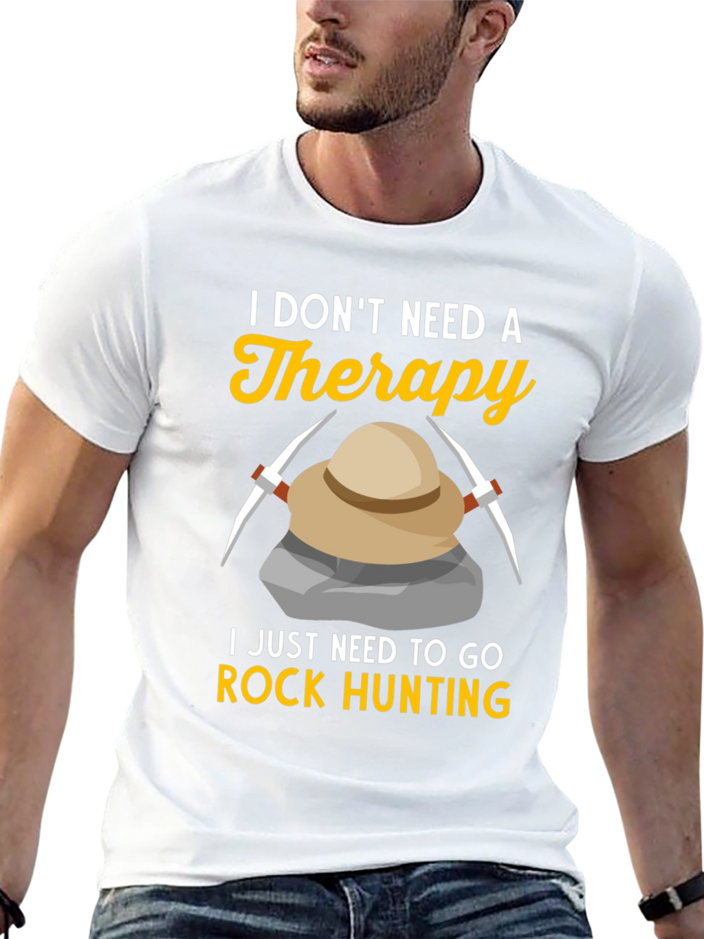 Rock Hunting Therapy T-Shirt