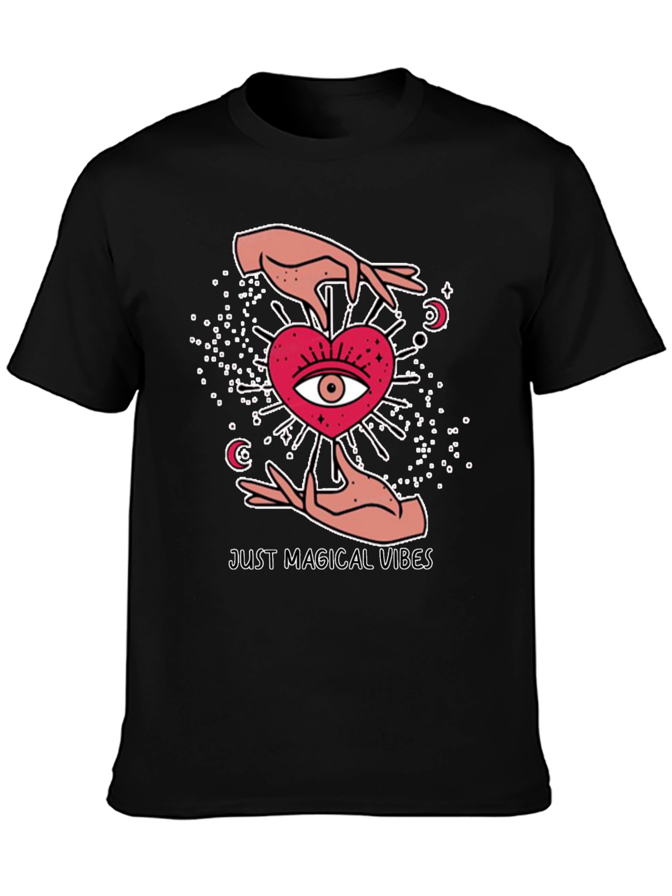 Magical Vibes Black Graphic Tee