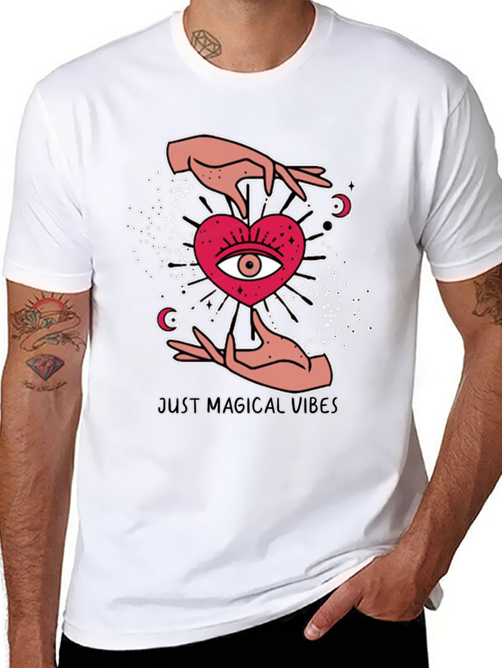 Magical Vibes Black Graphic Tee