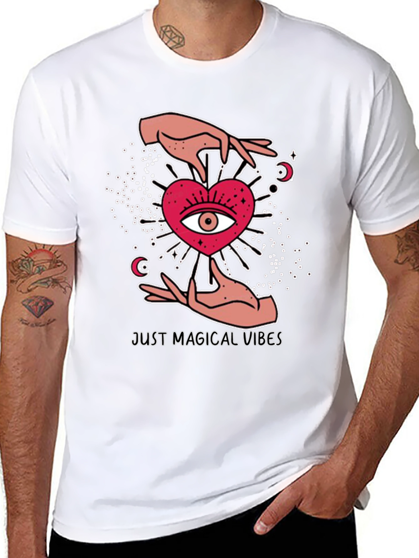 Magical Vibes Black Graphic Tee