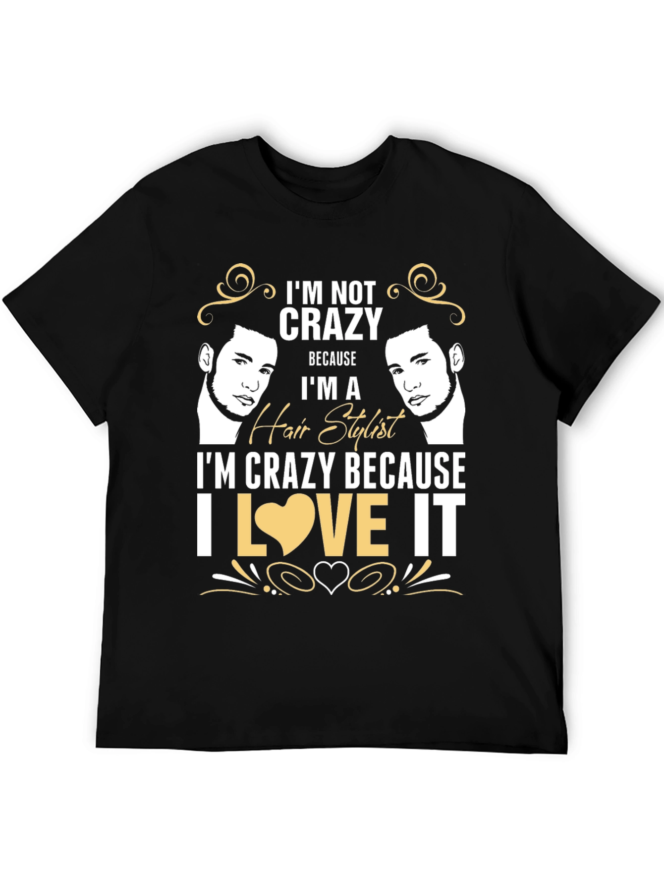 Crazy Hair Stylist Graphic Tee