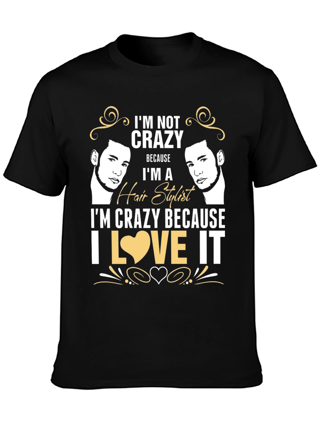 Crazy Hair Stylist Graphic Tee
