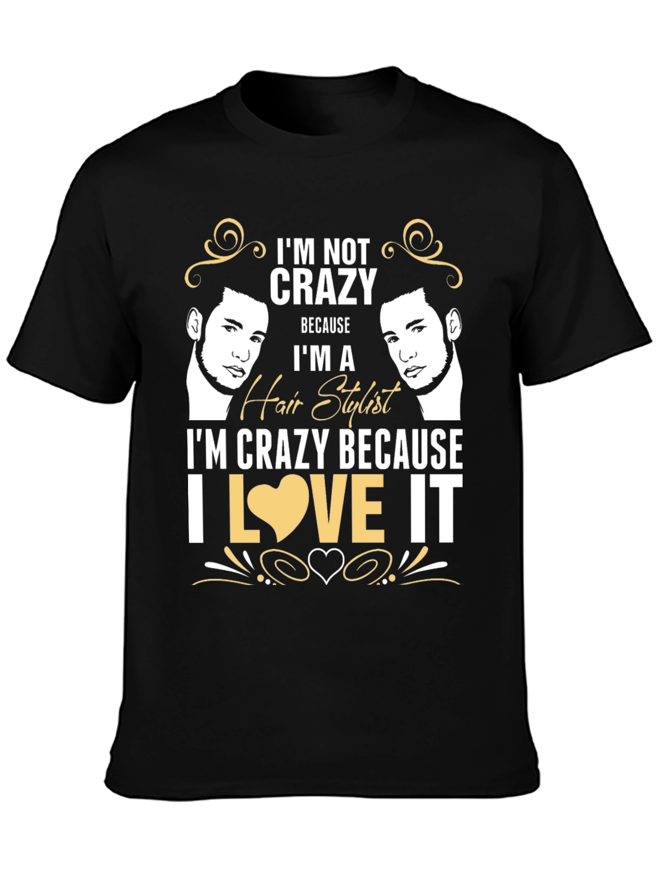 Crazy Hair Stylist Graphic Tee