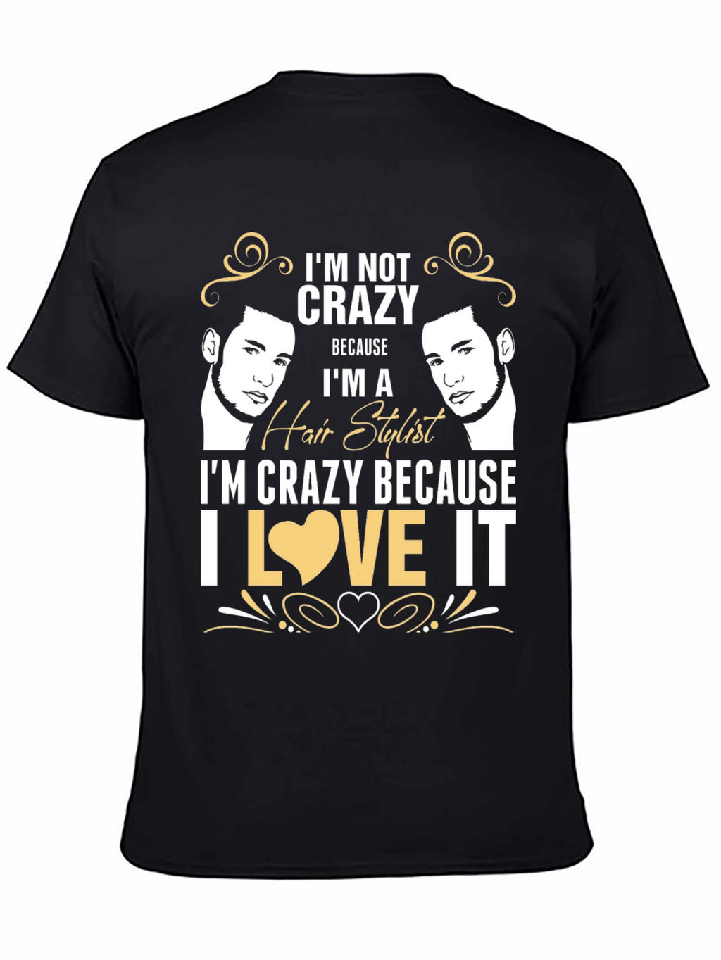 Crazy Hair Stylist Graphic Tee