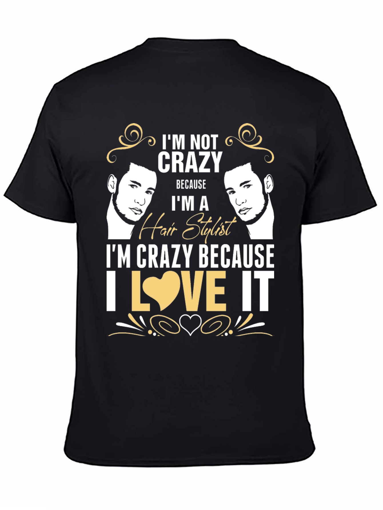 Crazy Hair Stylist Graphic Tee