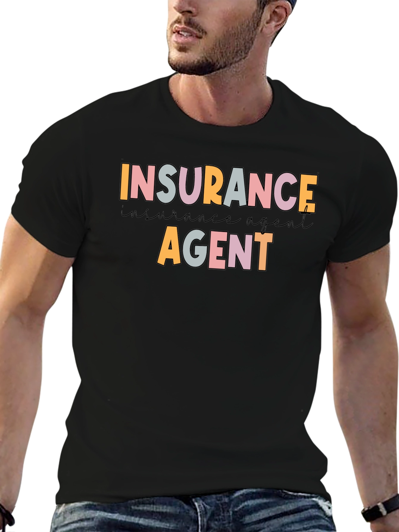 Insurance Agent Graphic T-Shirt