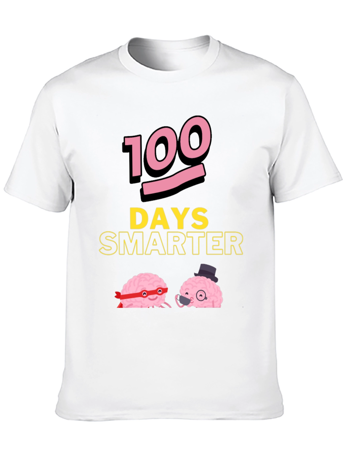 100 Days Smarter Funny Brains T-Shirt