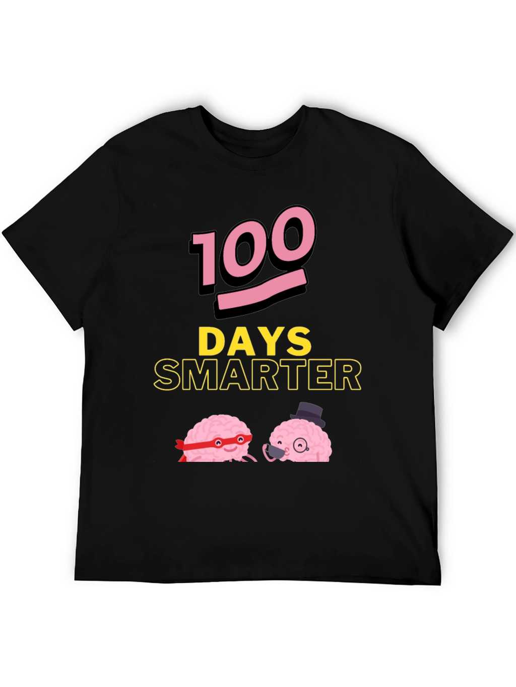 100 Days Smarter Funny Brains T-Shirt