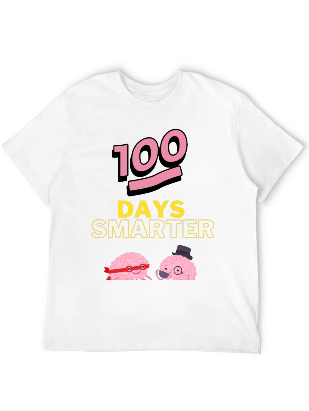 100 Days Smarter Funny Brains T-Shirt