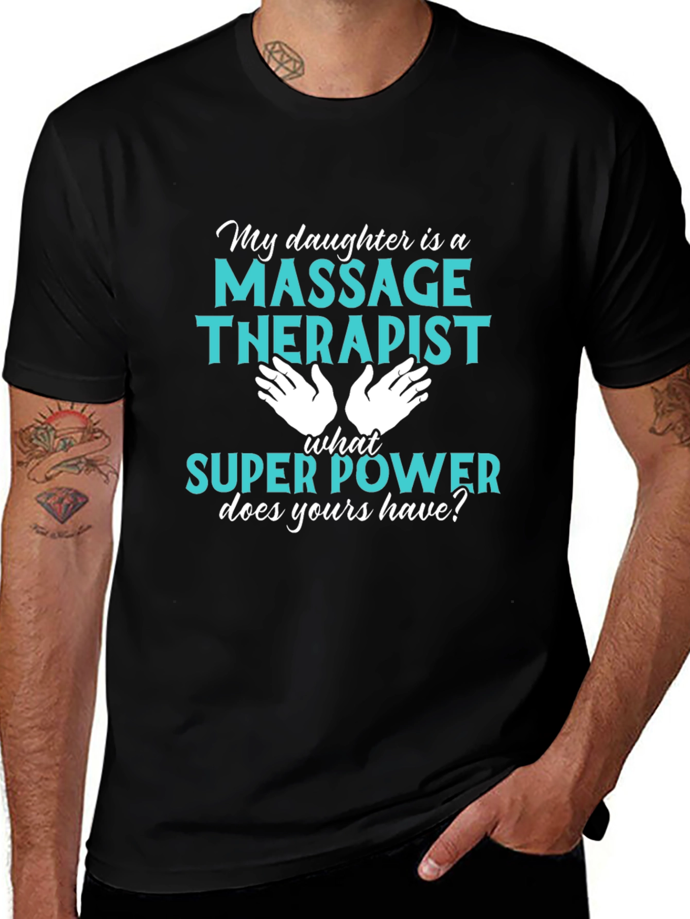 Massage Therapist Superpower Tee