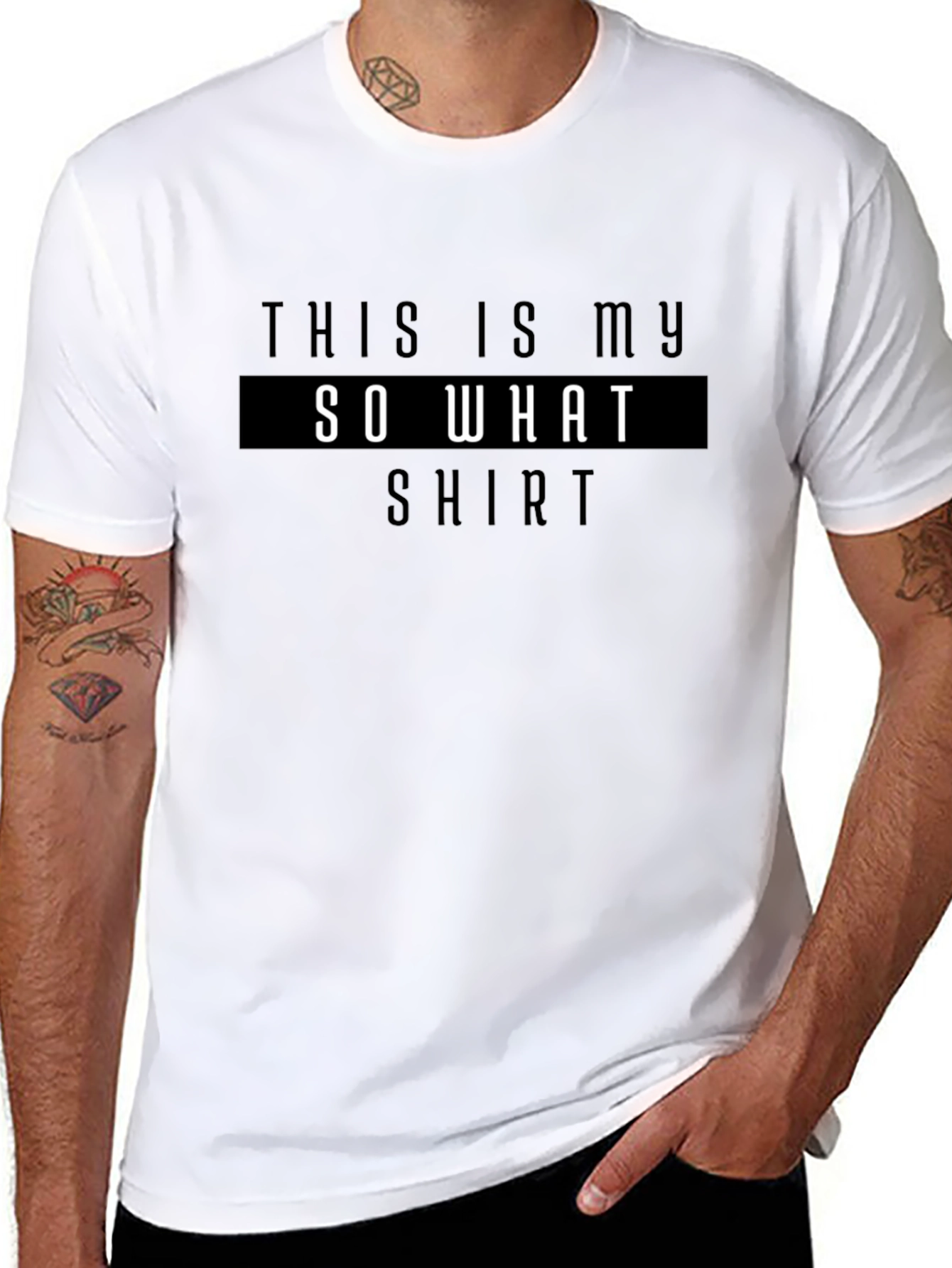 So What T-Shirt - Casual Statement Tee