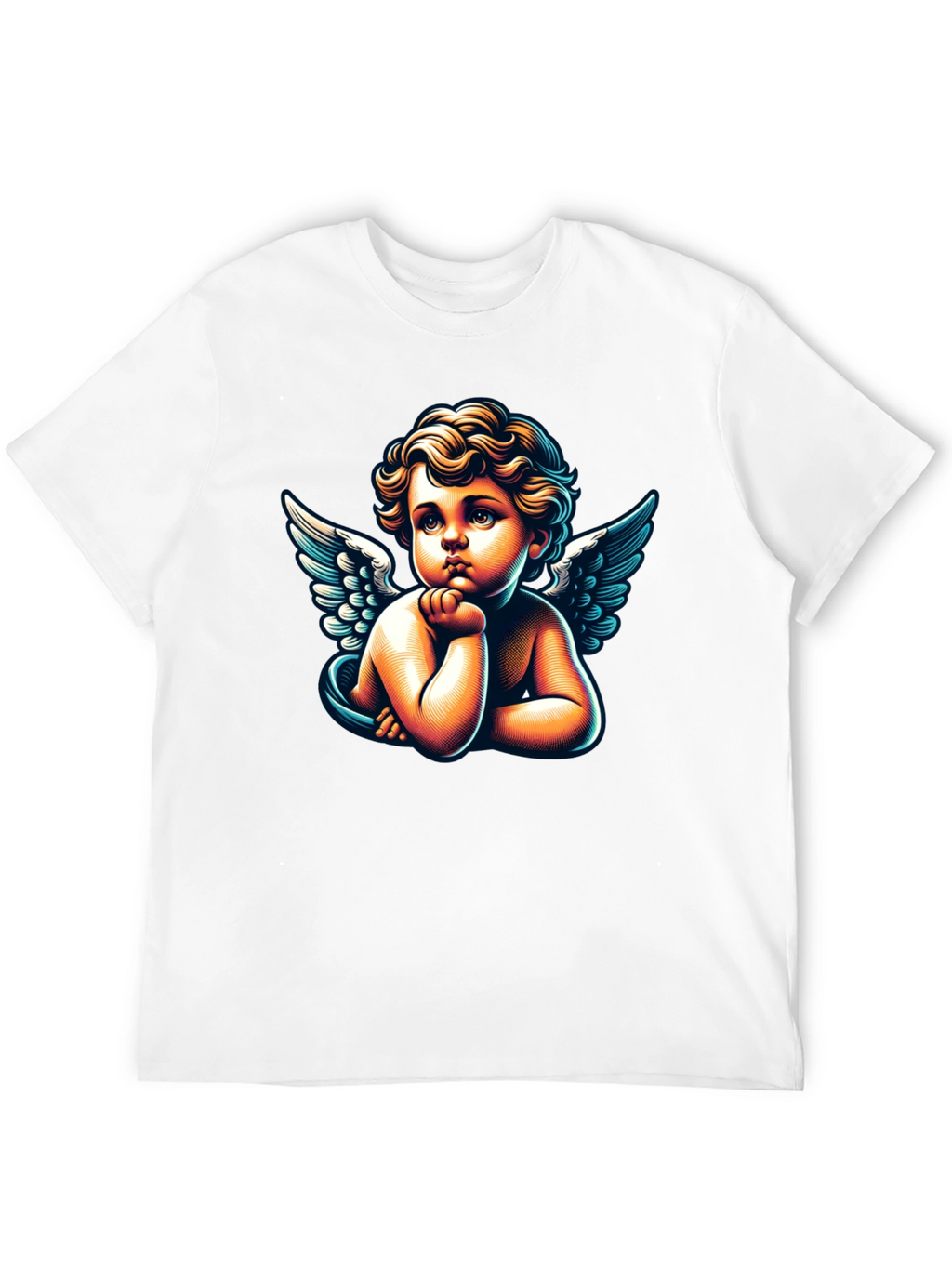 Cherub Angel Graphic Tee - Classic Black T-Shirt