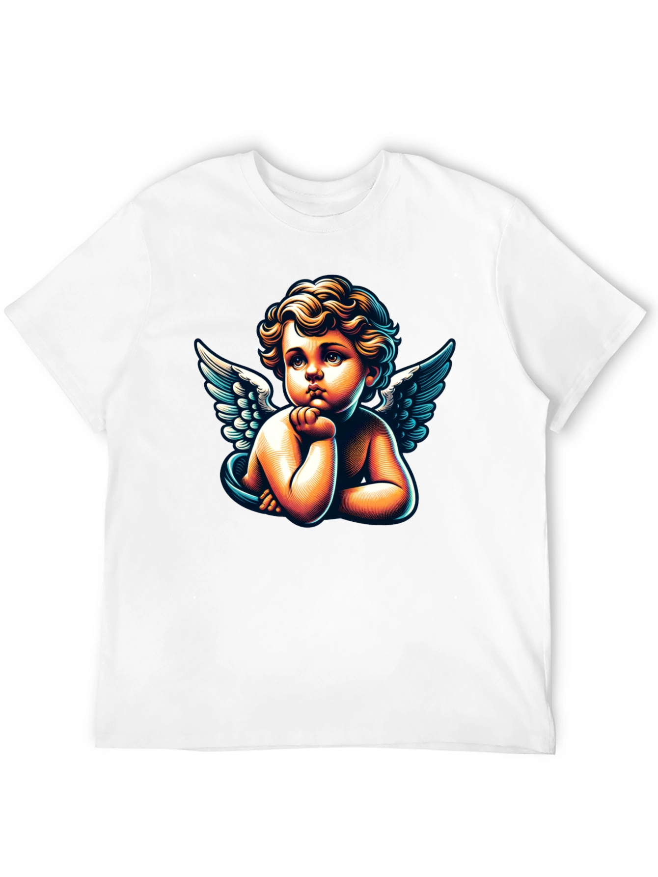 Cherub Angel Graphic Tee - Classic Black T-Shirt
