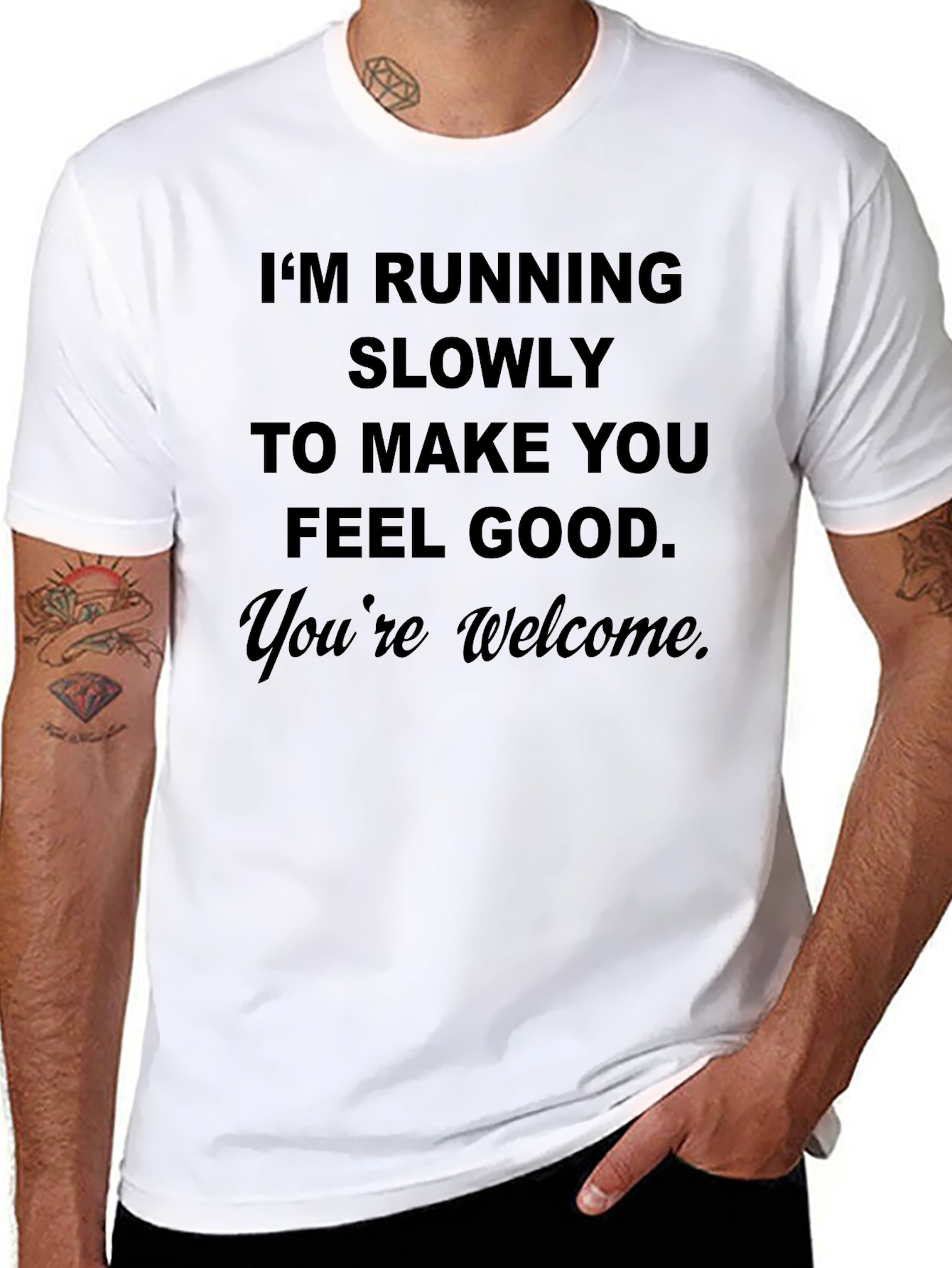 Funny Running Slogan T-Shirt